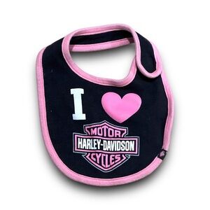 PINK HARLEY DAVIDSON BIB